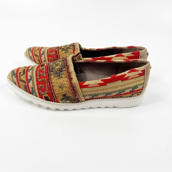 ✅ Donald Pliner Woven Aztec Loafers SIZE 7.5 - Picture 1 of 10